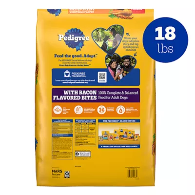 Product Pedigree Adult Dog Dry Food - Bacon Flavored Bites