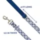 Product Top Paw® Plaid Dog Leash: 4-ft long, 1-in wide