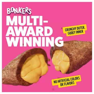 Product Bonkers Crunchy Cat Treats - Catnip, Chick 'N' Cheddar