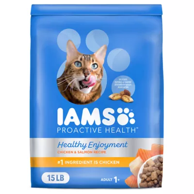 Product IAMS Proactive Health Adult Dry Cat Food - Healthy Enjoyment, Chicken & Salmon