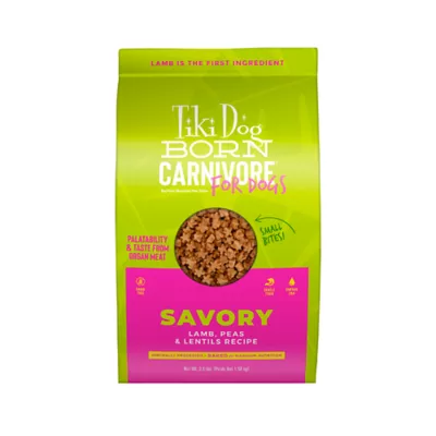 Product Tiki Dog Born Carnivore Small & Medium Breed All Life Stage Dry Dog Food - Savory Lamb