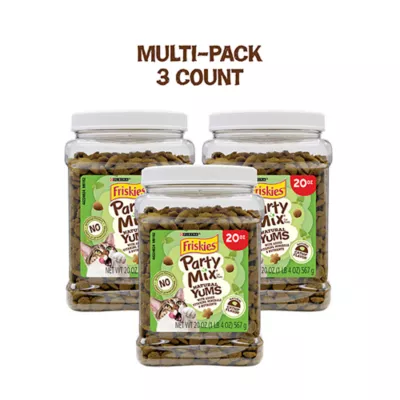 Product Purina® Friskies® Party Mix Natural Yums Adult Cat Treats - Catnip, Natural