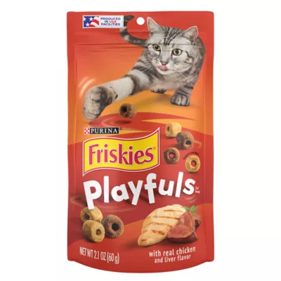 Product Purina® Friskies® Playfuls Crunchy Cat Treats - Chicken & Liver