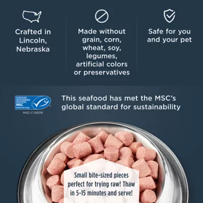 Product Instinct® Raw Bites Adult Frozen Cat Food - Wild Caught Alaskan Pollock