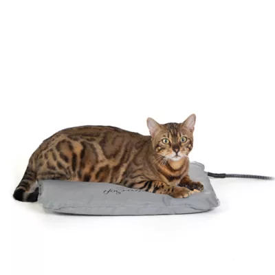 Product K&H Lectro-Soft Outdoor Heated Dog & Cat Bed Gray