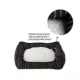 Product Top Paw® Black & White Striped Cuddler Dog Bed