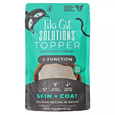 Product Tiki Cat® Solutions™ Mousse Topper - Skin+Coat, 1.5 Oz