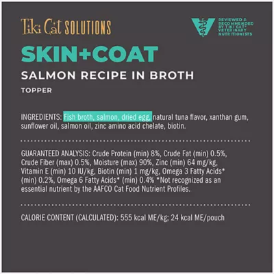 Product Tiki Cat® Solutions™ Mousse Topper - Skin+Coat, 1.5 Oz