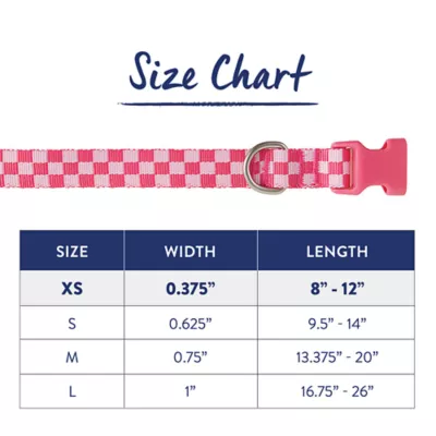 Product Top Paw® Checkered Dog Collar