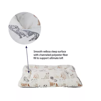 Product Top Paw® Multi-Dog Print Pillow Dog Bed