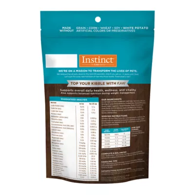 Product Instinct® Raw Boost Mixers Multivitamin Freeze-Dried Adult Dog Food Topper - Raw, Grain Free, Beef
