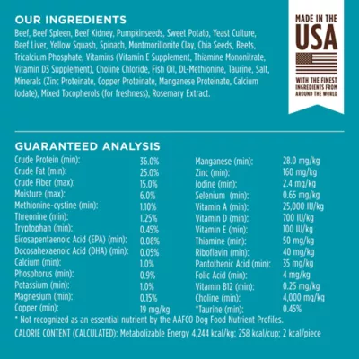 Product Instinct® Raw Boost Mixers Multivitamin Freeze-Dried Adult Dog Food Topper - Raw, Grain Free, Beef