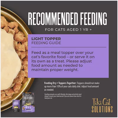 Product Tiki Cat® Solutions™ Mousse Topper - Light, 1.5 Oz
