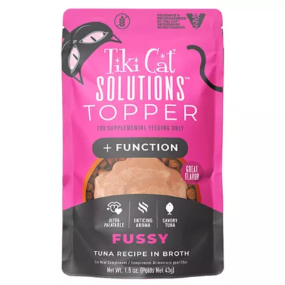 Product Tiki Cat® Solutions™ Mousse Topper - Fussy, 1.5 Oz