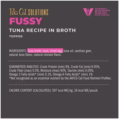 Product Tiki Cat® Solutions™ Mousse Topper - Fussy, 1.5 Oz