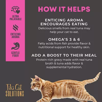 Product Tiki Cat® Solutions™ Mousse Topper - Fussy, 1.5 Oz