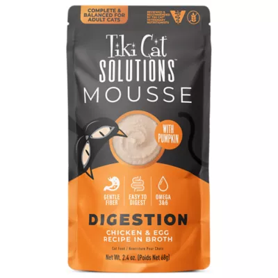 Product Tiki Cat® Solutions™ Mousse Wet Cat Food - Digestion, 2.4 Oz