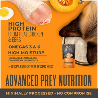 Product Tiki Cat® Solutions™ Mousse Wet Cat Food - Digestion, 2.4 Oz