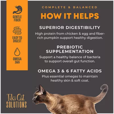 Product Tiki Cat® Solutions™ Mousse Wet Cat Food - Digestion, 2.4 Oz