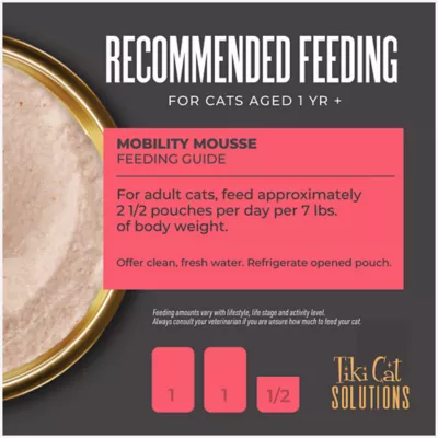 Product Tiki Cat® Solutions™ Mousse Wet Cat Food - Mobility, 2.4 Oz