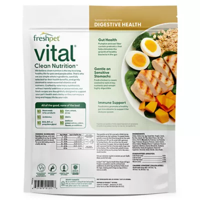Product Freshpet Vital Benefits Digest Health All Life Stage Fresh Dog Food - Chicken