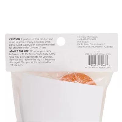 Product Whisker City® Light-Up Ball Cat Toy - 3 Pack