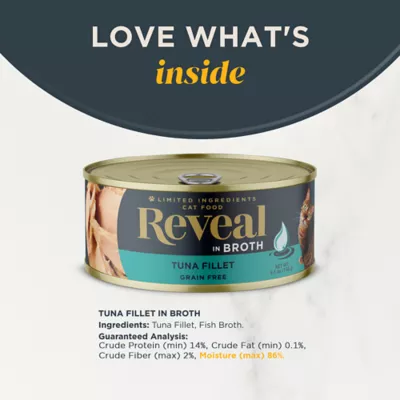 Product Reveal All Life Stages Wet Cat Food - Natural, Limited Ingredient, Grain Free, 5.5oz