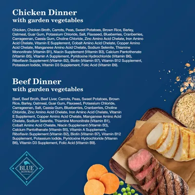 Product Blue Buffalo Homestyle Recipe Variety Pack Adult Dog Wet Food - Chicken & Beef, 12.5 oz, 6 Count