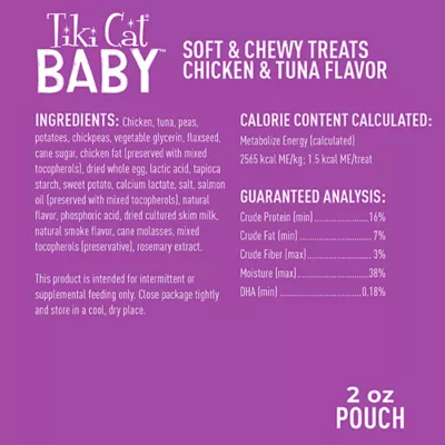 Product Tiki Cat Soft & Chewy Chicken Mini Cat Treats