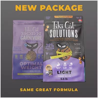 Product Tiki Cat® Solutions# Adult Cat Food - Light, Turkey Recipe