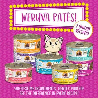 Product Weruva Pate! Wet Cat Food - Pate in a Hydrating Puree, 3 OZ