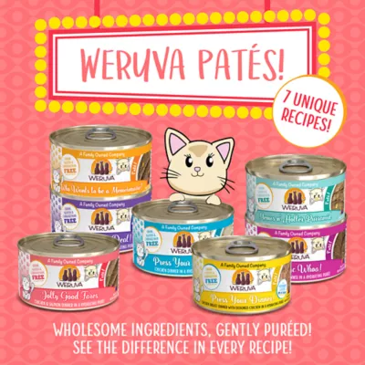Product Weruva Pate! Wet Cat Food - Pate in a Hydrating Puree, 3 OZ