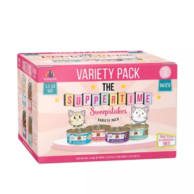 Product Weruva Pate! The Suppertime Sweepstakes Wet Cat Food - Variety Pack, 12 ct