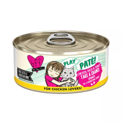 Product Weruva B.F.F. PLAY Pate! For Chicken Lovers Wet Cat Food - Pate in a Hydrating Puree, 5.5 OZ