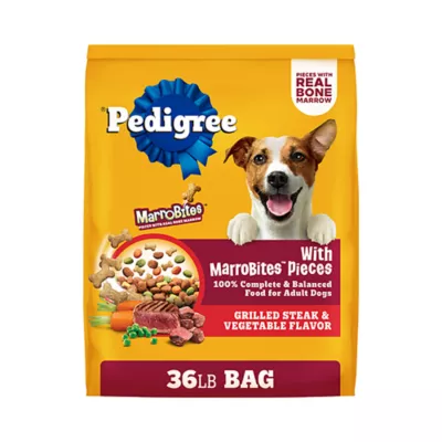 Product Pedigree With MarroBites Pieces Adult Dry Dog Food - Steak & Vegetable