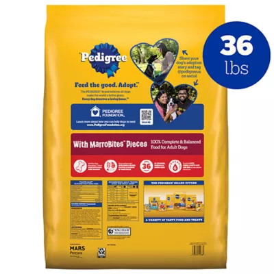 Product Pedigree With MarroBites Pieces Adult Dry Dog Food - Steak & Vegetable