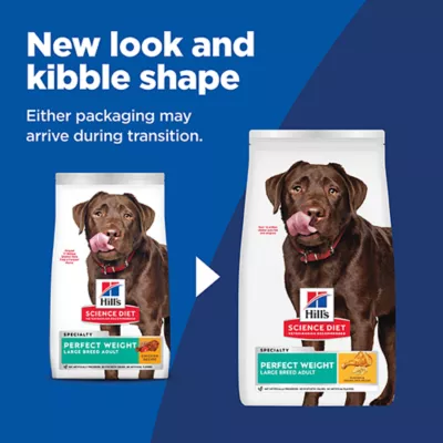 Product Hill's Science Diet Perfect Weight Large Breed Adult Dry Dog Food - Chicken