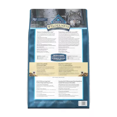 Product Blue Buffalo® Wilderness™ Large Breed Adult Dry Dog Food - Natural, High Protein, Chicken