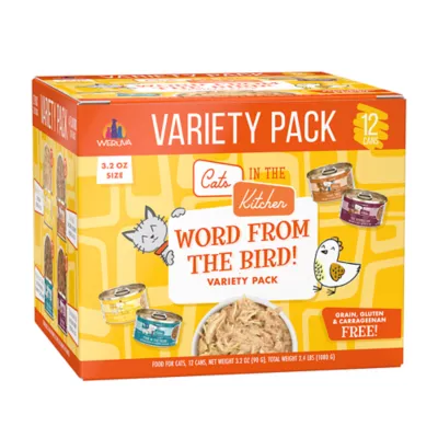 Product Cats in the Kitchen Originals Word From The Bird! Wet Cat Food - Variety Pack, 12ct