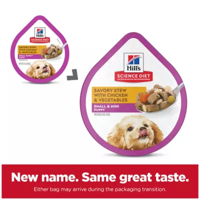 Product Hill's Science Diet Savory Stew Small & Mini Puppy Wet Dog Food - Chicken & Vegetables, 3.5 oz