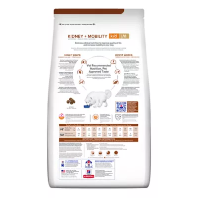 Product Hill's Prescription Diet k/d + j/d Adult Dry Dog Food - Kidney Care, Joint & Mobility Care, Chicken