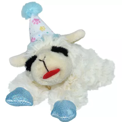 Product Multipet® Birthday Lamb Chop Dog Toy, 6"