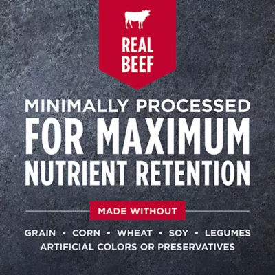 Product Instinct® Raw Bites Adult Frozen Dog Food - Raw, Grain Free, Beef