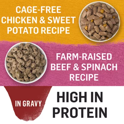 Product Beyond In Gravy, Wet Dog Food - Beef & Chichen Variety Pack, 354 g x 6