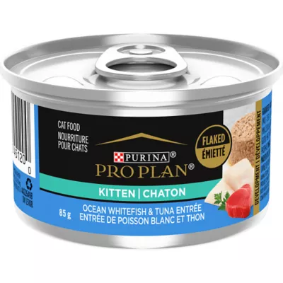 Product Purina Pro Plan Ocean Whitefish & Tuna Entrée, Wet Kitten Food