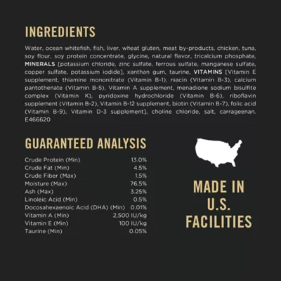 Product Purina Pro Plan Ocean Whitefish & Tuna Entrée, Wet Kitten Food