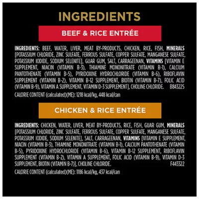 Product Purina Pro Plan Complete Essentials Wet Dog Food Entrée, Variety Pack, 368 g x 12
