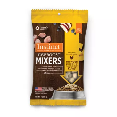 Product Instinct® Raw Boost Mixers Freeze-Dried All Life Stages Dog Food Topper - Raw, Grain Free, Chicken