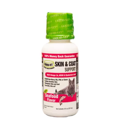 Product Liquid-Vet Feline Skin & Coat All Life Stages Cat Supplement - Seafood