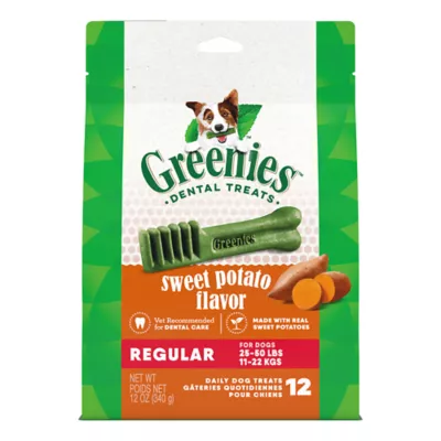 Product Greenies Regular Natural Adult Dog Dental Treats - Sweet Potato